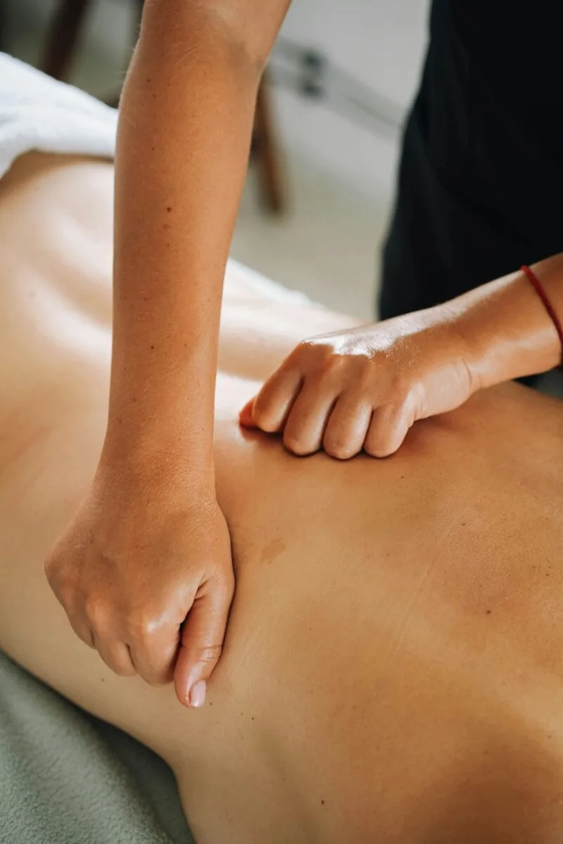 Swedish massage treatment image for wellness website demo
